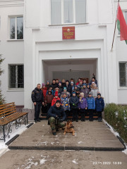 День открытых дверей и экскурсия в Браславском отделении Департамента охраны Министерства внутренних дел